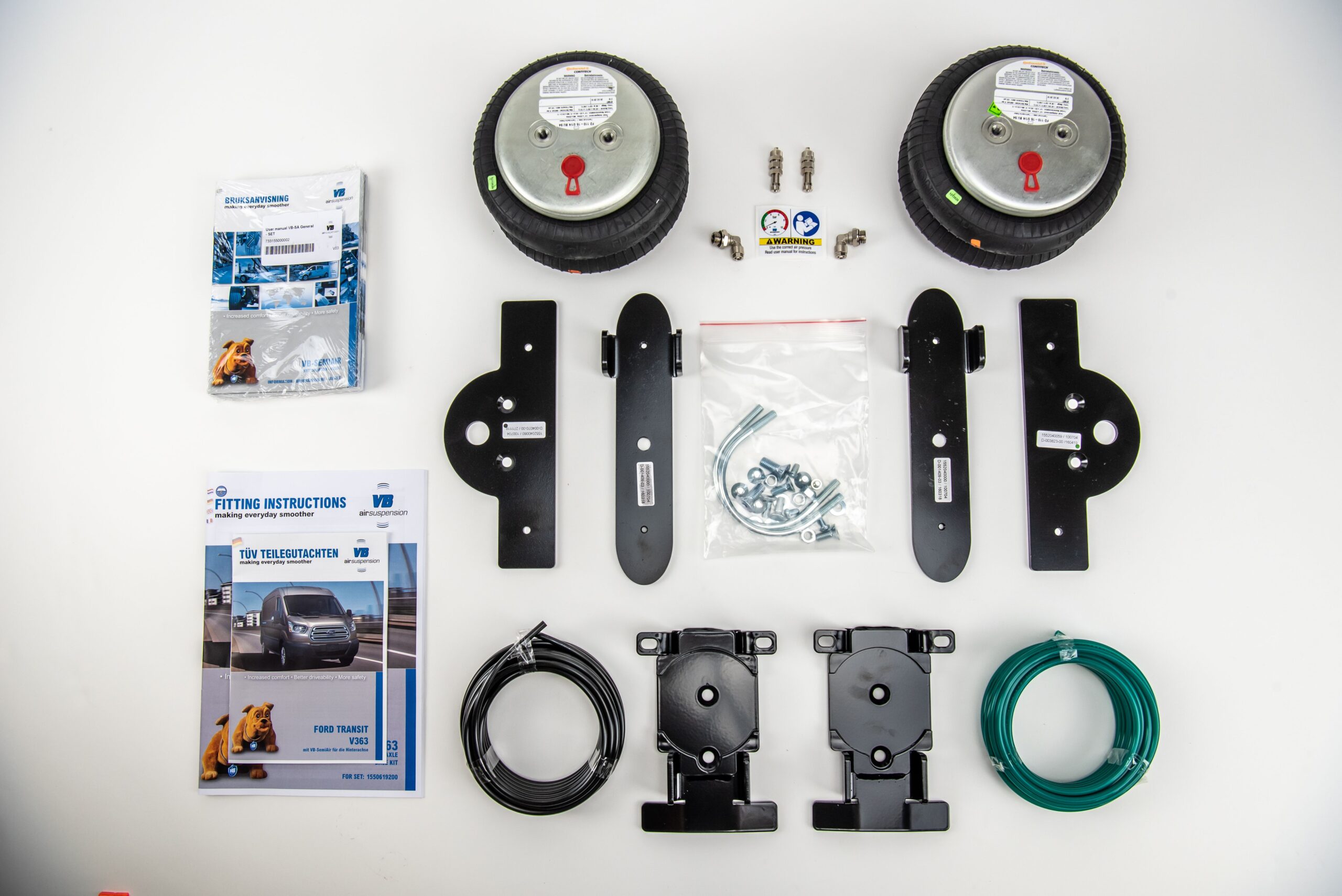 TRANSIT V363 Cab/Chassis SEMI AIR BASE KIT Rear Axle LoadSafe New